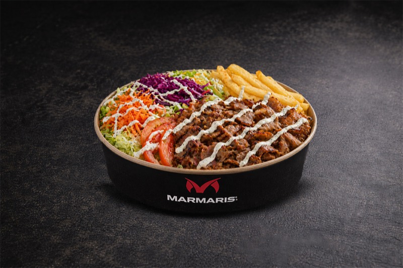 Menu assiette de kebab