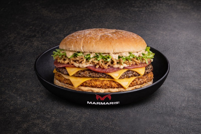 Menu bacon street burger