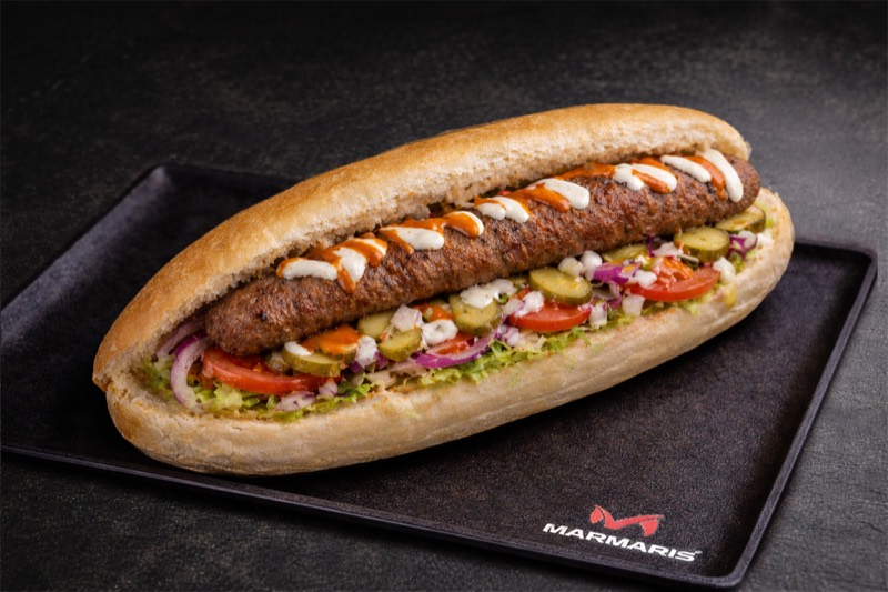 Menu sandwich à la fricadelle